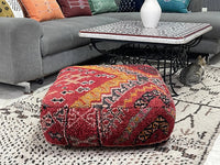 moroccan kilim pouf