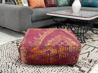 moroccan kilim pouf