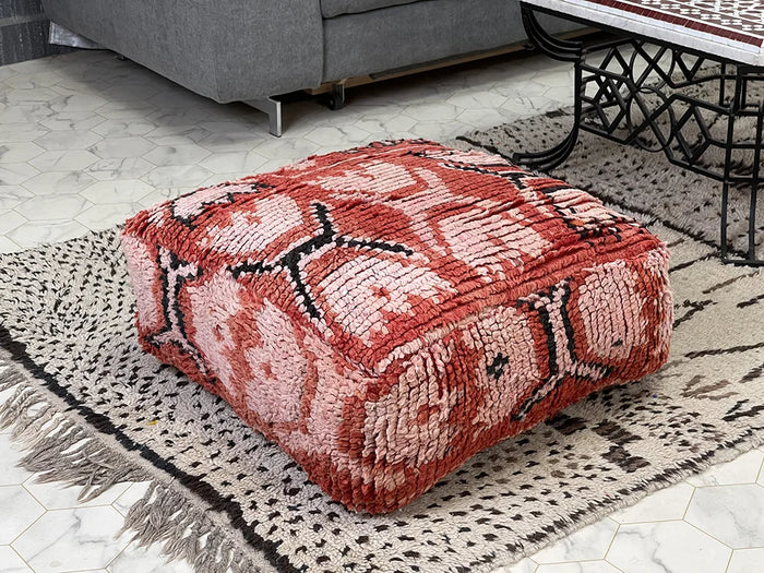 Bazarugs Moroccan Kilim Pouf — Fifth Avenue