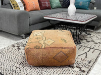 moroccan kilim pouf