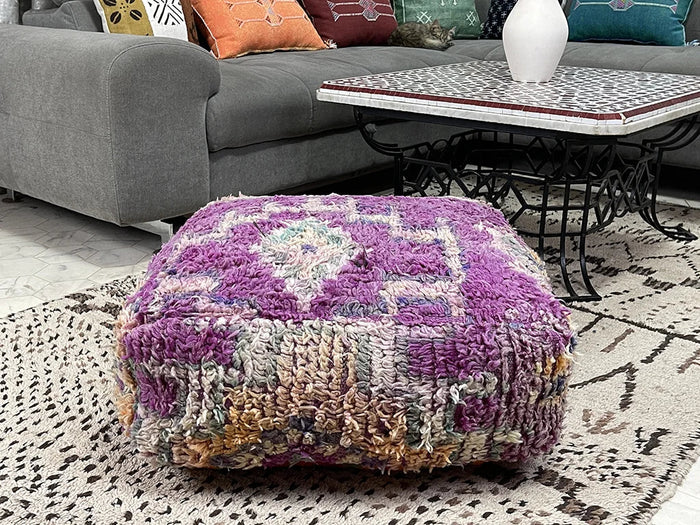 Bazarugs Moroccan Kilim Pouf — Hime Kairou