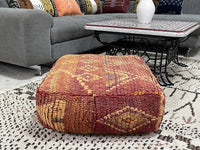 moroccan kilim pouf