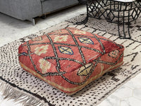 Hot Ginger - Pouf Kilim
