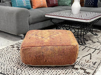 moroccan kilim pouf
