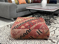 moroccan kilim pouf