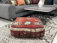 moroccan kilim pouf