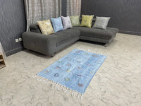 Blue cactus silk Rugs