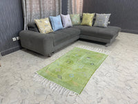 Green cactus silk Rugs