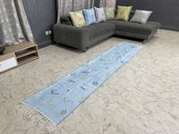 Blue cactus silk Rugs