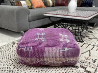 moroccan kilim pouf