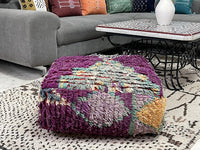 Purpla Magic - Pouf Kilim