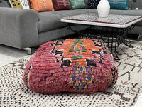 moroccan kilim pouf