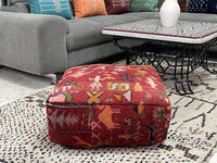 moroccan kilim pouf