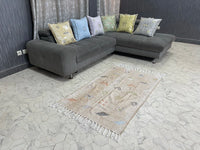 Orange cactus silk Rugs