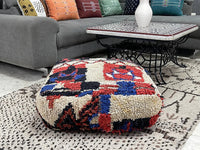 moroccan kilim pouf