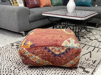 moroccan kilim pouf