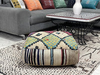 moroccan kilim pouf