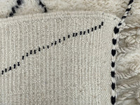 Zwen Monochrome - Tapis Beni Ourain - 3x9ft