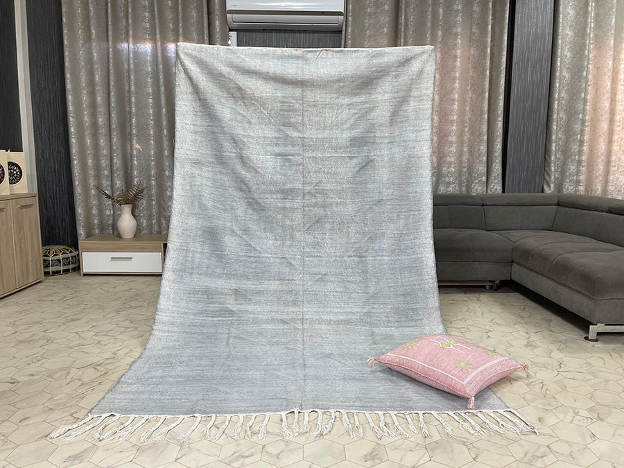 Grey cactus silk Rugs