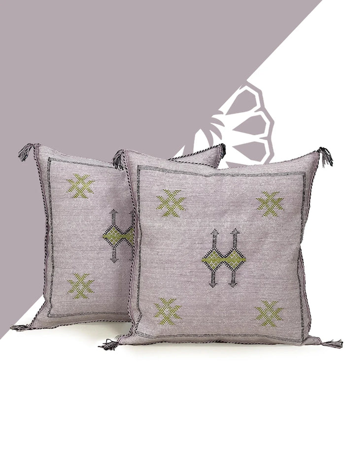 Pink moroccan silk Pillows