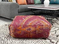 moroccan kilim pouf