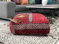 Cherry Sparkle - Pouf Kilim