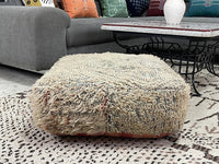 Coconut Cream - Pouf Kilim
