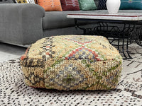 moroccan kilim pouf
