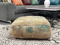 moroccan kilim pouf