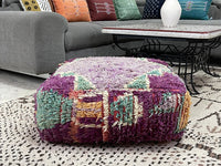 moroccan kilim pouf