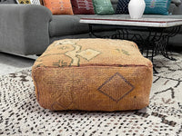 moroccan kilim pouf