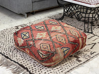 Hot Ginger - Pouf Kilim