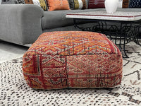 moroccan kilim pouf