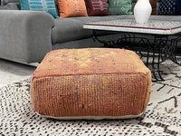 moroccan kilim pouf
