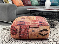 moroccan kilim pouf