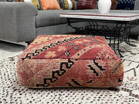 moroccan kilim pouf