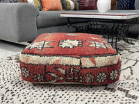 moroccan kilim pouf