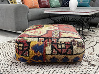 moroccan kilim pouf