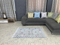 Grey cactus silk Rugs