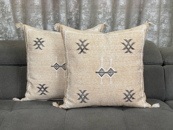 Bazarugs Moroccan Cactus Silk Pillow Cover — BareCanvas