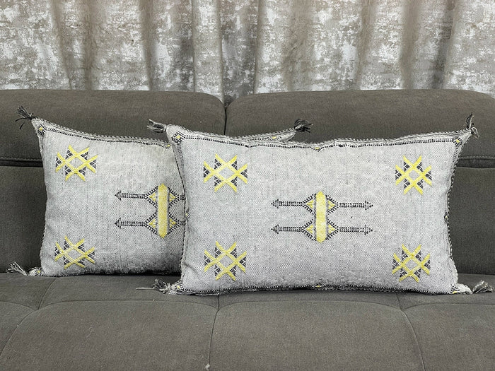Bazarugs Moroccan Wool Pillow Cover — SilverLoom