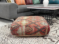 moroccan kilim pouf