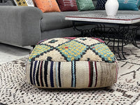 moroccan kilim pouf