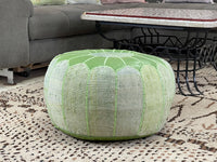 moroccan cactus silk pouf