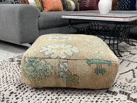moroccan kilim pouf