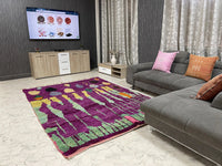 Chinert- 6x9ft- Beni Ourain Rug - Tapis Beni Ourain - 6x9ft