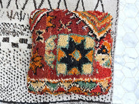 Fiery Dunes - Pouf Kilim