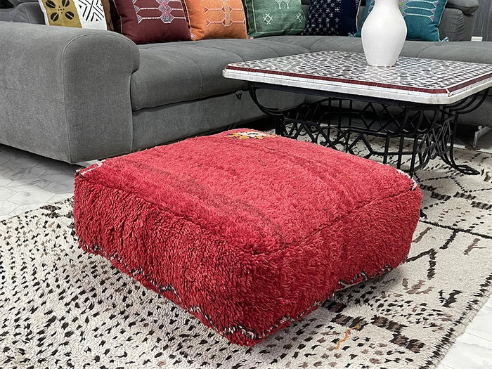 Bazarugs Fushimi — Handwoven Kilim Pouf