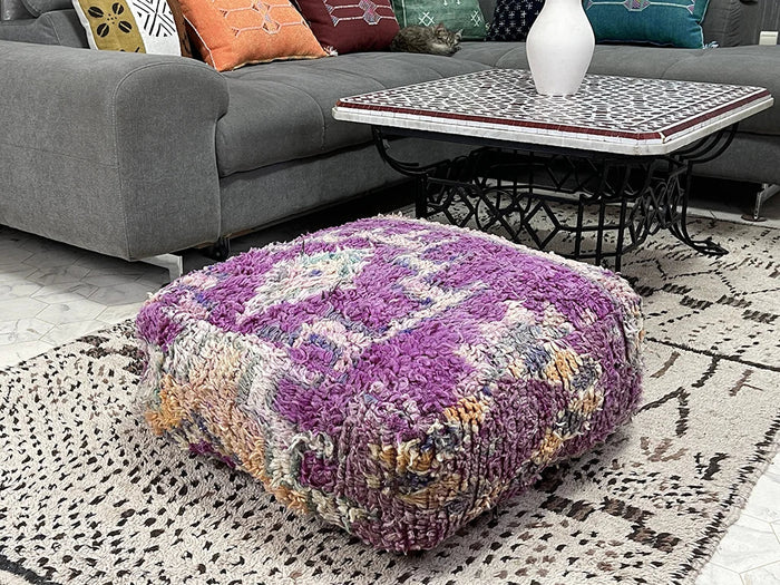 Bazarugs Moroccan Kilim Pouf — Hime Kairou