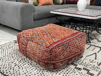 moroccan kilim pouf